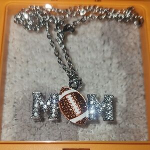 Football MOM  Pendant Necklace